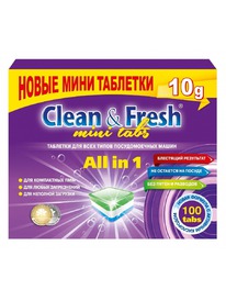 !�������� ��� ��� Clean&Fresh Allin1 mini tabs 100��