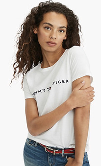 TH ESSENTIAL LOGO T-SHIRT bright white