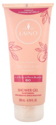cocooncenter UK Laino Moisturising Shower Gel with White Peach Pulp 200ml