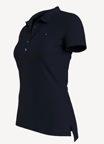 TH SLIM FIT SOLID POLO Desert Sky