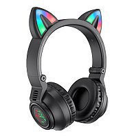 Bluetooth-�������� �������������� Borofone BO18 cat ear (black)