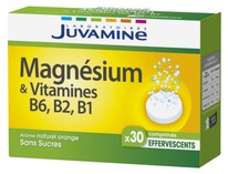 cocooncenter UK Juvamine Magnesium & Vitamins B6 B2 B1 30 Efferverscent Tablets