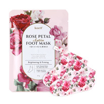 PETITFEE �����-������� ��� ��� � ���������� ���� KOELF ROSE PETAL SATIN FOOT MAS