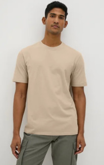 Matalan Stone Crew Neck T-Shirt