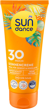 dm SUNDANCE Sonnencreme LSF 30, 100 ml