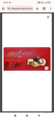 rossmann Das Exquisite Mozartkugeln