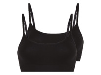 lidl Damen Bustier, 2 Stck,Schwarz