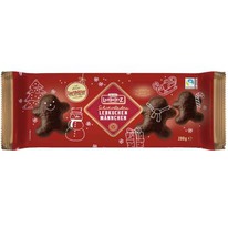 worldofsweets Lambertz Schokoladen Lebkuchenmännchen Zartbitter 200g
