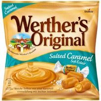 worldofsweets Werthers Original Soft Eclair Salted Caramel 180g