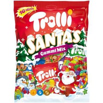 worldofsweets Trolli Santas Gummi Mix Minis 10er