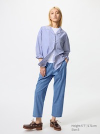 uniqlo Baumwolle 7/8 Hose (Relaxed Fit)