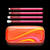 kikocosmetics flares of fluo eye brush set