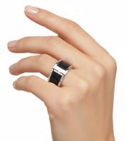 outlet46 Calvin Klein Spellbound Damen Ring Edelstahl-Ring im breiten Design Fin