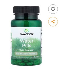 Swanson Vitamins, Water Pills, 120 ��������