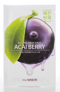       THE SAEM Natural Acai Berry Mask Sheet